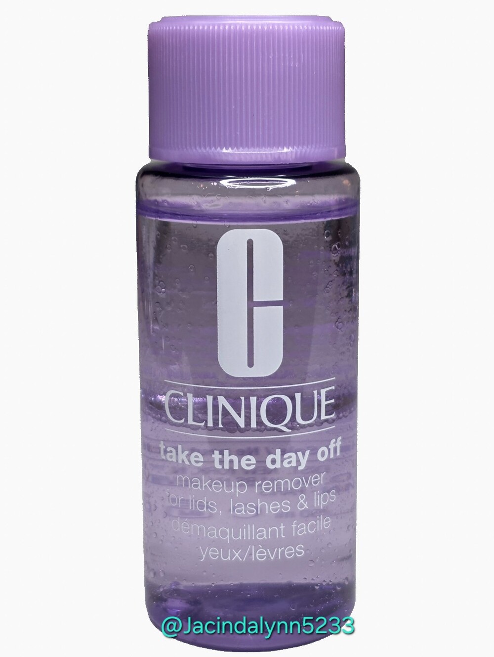 Clinique Take The Day Off Makeup Remover For Lids Lashes & Lips Travel Size 50ml